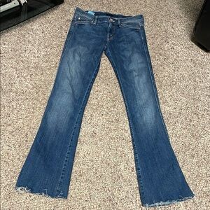 MOTHER Blue Flare & Wide Leg Jeans